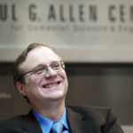 Paul Allen at dedication for the Paul G. Allen Center for Computer Science at UW 2003. (AP)