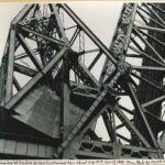 A portion of the truss cracked and broke in June 1948. (BNSF)