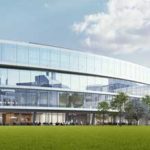 Expedia promotes that its new Seattle campus will have acres of outdoor space, including playing fields, meeting spaces and an amphitheater. (Expedia)