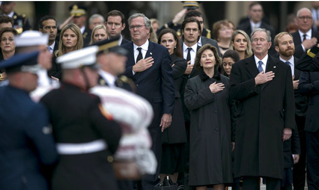 George HW Bush funeral...