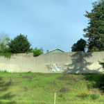 Graffiti along I-5. (Chris Sullivan, KIRO Radio)