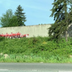 Graffiti along I-5. (Chris Sullivan, KIRO Radio)