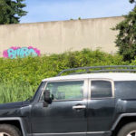 Graffiti along I-5. (MyNorthwest, Stephanie Klein)