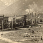 Front Street in Leavenworth as it appeared circa 1900; this photo has been hand-tinted in places. (Leavenworth Chamber of Commerce)