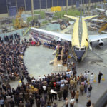 The original Boeing 737 was “christened” at Boeing Field on January 17, 1967; thousands of 737s have since been built at Boeing’s Renton plant. (The Boeing Company)