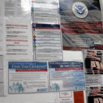 A permanent information board that shows detainees their rights at the Northwest Detention Center. (Nicole Jennings, KIRO Radio)