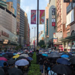 The umbrella has become an iconic part of Hong Kong protests. (Alexander Haynes)