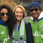 Ciara, Seattle Mayor Jenny Durkan, and Russell Wilson. (Mayor Jenny Durkan, Twitter)
