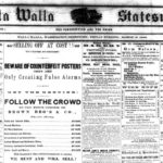 In an era known for partisan journalism, "The Walla Walla Statesman" was a Democrat paper; its coverage of the 1868 impeachment of President Andrew Johnson reflected support for the Commander-in-Chief and disdain for "Radical Republicans." (Washington State Archives)