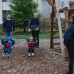 Chuck and Judy Cox visit with their son-in-law Josh Powell and grandchildren Charlie and Braden Powell at a park in South Hill, Wash. On Feb. 27, 2010. At the time, police considered Josh Powell the sole suspect in his wife Susan Powell’s disappearance. (Photo: Josh Powell personal files)