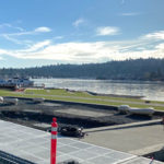 Even with a construction fence still in place to keep people out, the not-yet-open Portage Bay Park, also known as Fritz Hedges Waterway Park, already promises to be a pretty amazing spot. (Feliks Banel)