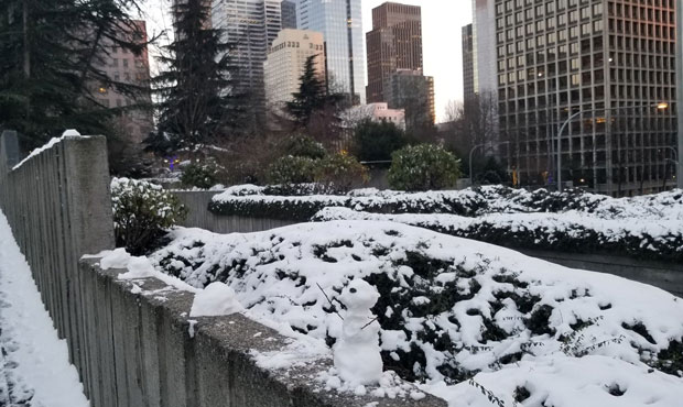 Seattle snow...