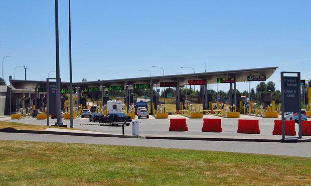 US Canada Border Blaine Washington, border closure...