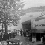 Davies Beach was a private resort on Lake Stevens from roughly 1920 to 1950; it is currently the site of Wyatt Park, though that name is likely to be changed. (Lake Stevens Historical Museum)