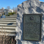 A monument stands in Mukilteo, site of the signing of the Treaty of Point Elliott on January 22, 1855. (Feliks Banel for KIRO Radio)