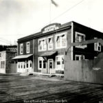 Exterior of the original Boeing factory along the Duwamish River, circa 1918. (The Boeing Company)