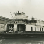 The ferry Klahanie served the Fauntleroy-Vashon run in the 1950s. (Washington State Archives)