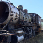 Another view of the locomotive that was displayed for nearly 30 years at Seattle's Woodland Park Zoo; this photograph is from 2018 from Merrill, Oregon. (Francis Hansen & Martin LLP)