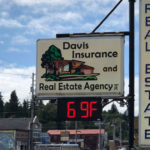 Helen and Chauncey Davis's insurance agency was still operating in South Bend, Washington in 2018. (Bill Collins)