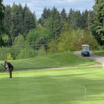 Putting green at Jackson Park golf course in Seattle.  (KIRO Radio/Chris Sullivan)