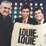 Seattle TV host Ross Shafer poses in 1985 with Ed McMahon (left) and Dick Clark (right) on the set of “TV’s Bloopers and Practical Jokes.” (Ross Shafer)