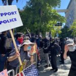 Rally-goers proudly support the SPD. (Photo: Jason Rantz)