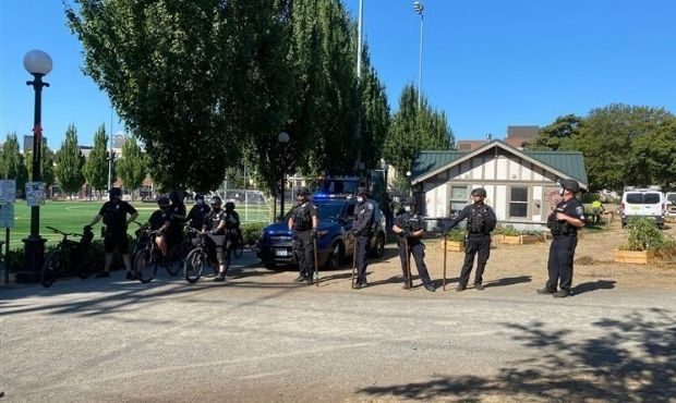 protest, Cal Anderson Park...