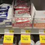Mountain Bars on display at Bartell Drugs; peanut butter is the most popular flavor west of the Cascades; east of the mountains, cherry is number one. (Feliks Banel/KIRO Radio)