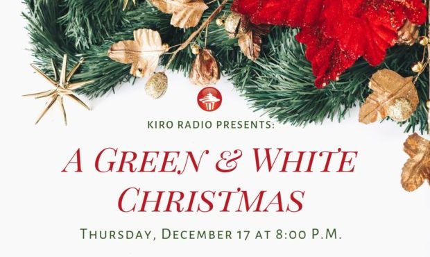 holiday radio play, green and white christmas...