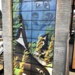 A mural on the outside of the elevator from the Mukilteo terminal passenger building. (Washington State Ferries on Twitter)