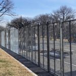 Fencing extends for all of Constitution Avenue along the National Mall. (Photo: Jason Rantz/KTTH)