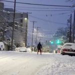 Snow on Queen Anne Ave in February 2021. (Brent Stecker)