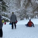 Snow at Green Lake. (Mike Salk)