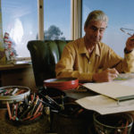 Dr. Seuss Drawing at His Desk (Photo by James L. Amos/Corbis via Getty Images)