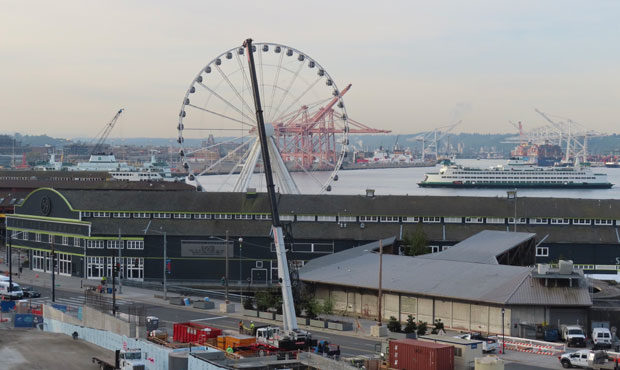 Seattle waterfront, piers...