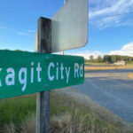 About the only thing to indicate that there was once a town called Skagit City is the name of the road through the area. (Feliks Banel/KIRO Radio)