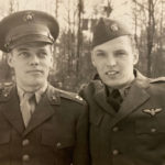 Ted Vreeland (L) and his brother Ben Vreeland; Ben disappeared on a flight from Sand Point Naval Air Station in Seattle in March 1949. (Dan Vreeland)