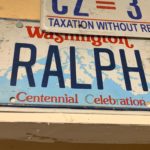 Centennial license plate