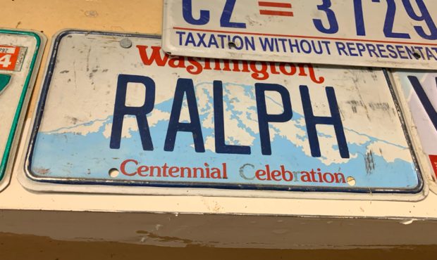 Centennial license plate...