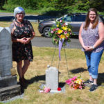 Two of Daisey’s great-grandnieces – Raynne Cech and Robyn Woolery Salo – attended the ceremony. (Courtesy Shane Riley)