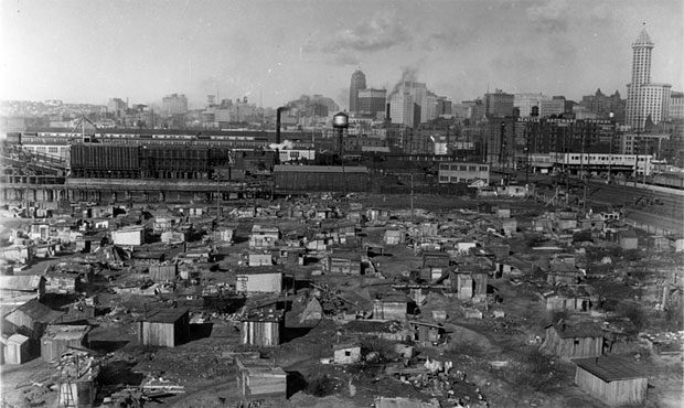 Hooverville, Seattle homeless camps...