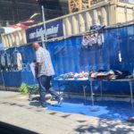 The City of Seattle isn't clearing an illegal Bazaar on a sidewalk in Downtown Seattle that appears to sell stolen clothing, luggage and alcohol. (Photo: listener submitted)