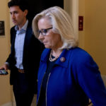 
              Rep. Liz Cheney, R-Wyo., leaves a House select committee hearing on the Jan. 6 attack on Capitol Hill in Washington, Tuesday, July 27, 2021. (AP Photo/Andrew Harnik)
            