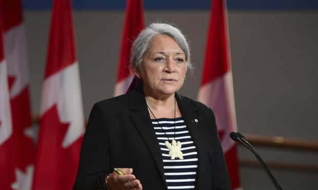 Mary Simon speaks during an announcement at the Canadian Museum of History in Gatineau, Que., on Tu...