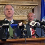 
              FILE - In this July 27, 2021 file photo, Assembly Speaker Robin Vos, speaks at the Capitol in Madison,  Wis. Vos the highest ranking Republican in the Wisconsin Assembly said Friday, June 30, 2021 that he was expanding a probe into the 2020 presidential election, saying it will take more investigators and time than originally planned. Vos signed contracts in June with two retired police detectives and a former Wisconsin Supreme Court Justice to handle the investigation. (AP Photo/Scott Bauer File)
            