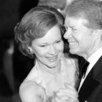 
              FILE - In this Dec. 13, 1978 file photo, President Jimmy Carter and his wife Rosalynn lead their guests in dancing at the annual Congressional Christmas Ball at the White House in Washington. Jimmy Carter and his wife Rosalynn celebrate their 75th anniversary this week on Thursday, July 7, 2021. (AP Photo/Ira Schwarz, File)
            