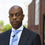 
              Tennessee State Rep. Harold Love, Jr. is shown at his church which he pastors, Monday, July, 19, 2021, on the north side of Nashville, Tenn. Love Jr.'s father, a Nashville city councilman, was forced to sell his family home nearby to make way for the highway, but put up a fight in the 1960s against the rerouting of Interstate 40 because he believed it would stifle and isolate Nashville's Black community. Love Jr. is now part of a group pushing to build a cap across the highway that creates a community space to help reunify the city. (AP Photo/John Amis)
            