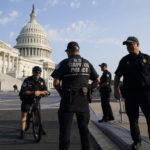 
              The U.S. Capitol is seen in Washington, early Tuesday, July 27, 2021, as U.S. Capitol Police keep eyes on the perimeter. Democrats are launching their investigation into the Jan. 6 Capitol insurrection. They're beginning with a focus on the law enforcement officers who were attacked and beaten as the rioters broke into the building. It's an effort to put a human face on the violence of the day. The police officers who are testifying Tuesday endured some of the worst of the brutality. The panel's first hearing comes as partisan tensions have only worsened since the insurrection. Many Republicans have played down or outright denied the violence that occurred and denounced the Democratic-led investigation as politically motivated. (AP Photo/J. Scott Applewhite)
            