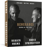 
              This image provided by Crown shows the cover of "Renegades: Born in the USA" by former President Barack Obama and musician Bruce Springsteen. (Courtesy of Crown via AP)
            