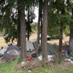 The situation is deteriorating at the homeless encampment attached to Broadview-Thompson K-8. (Photo: Jason Rantz/KTTH)